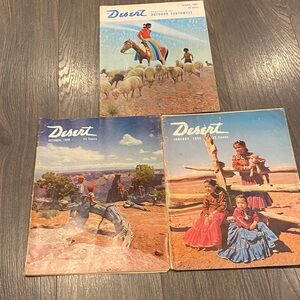 Vintage Desert Magazine Collection of 3 2:11
